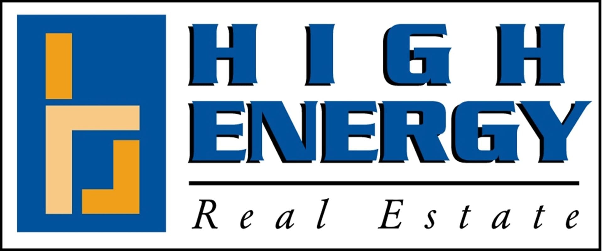 Logo with bold blue text and tagline beneath.