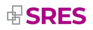 Logo featuring the letters 'SRL' in bold magenta font on a white background.
